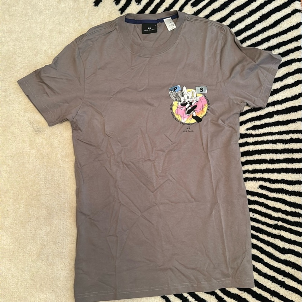Paul Smith Men’s Grey Crew Short Sleeve Tee - Size Small